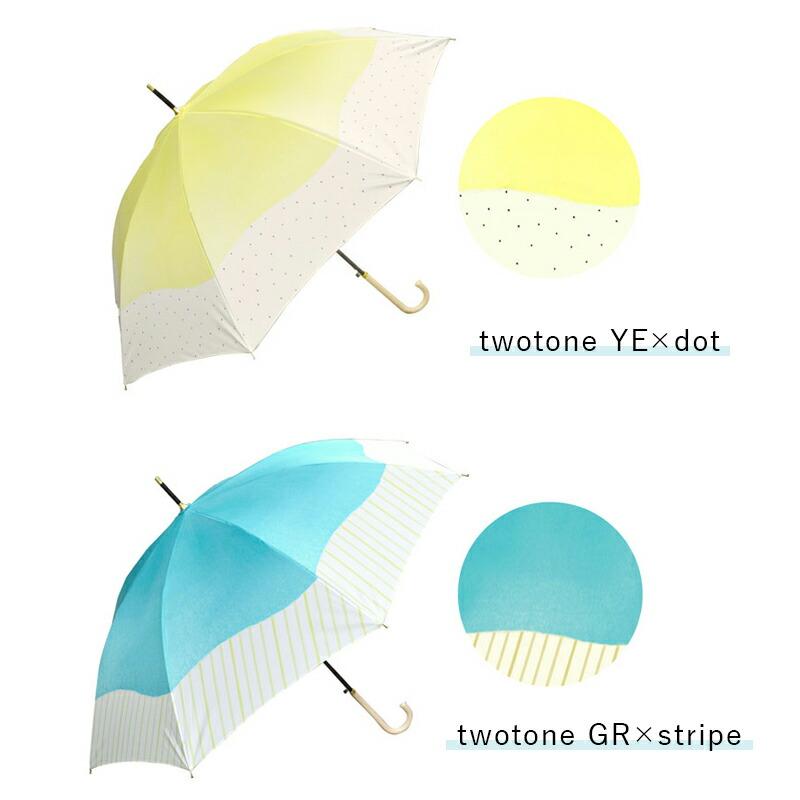 レディース 傘 長傘 アンブレラ 雨傘 水彩 丈夫 60cm ジャンプ式 UV