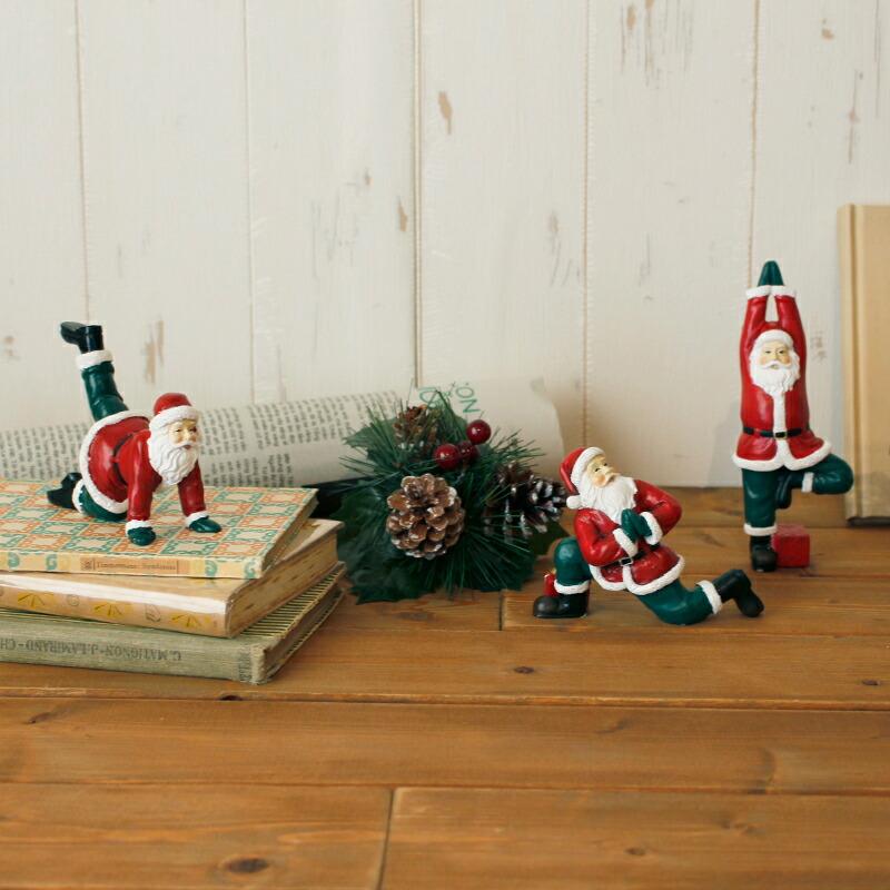 ヨガサンタ YOGA SANTA キーストーン 置物 サンタクロース 人形