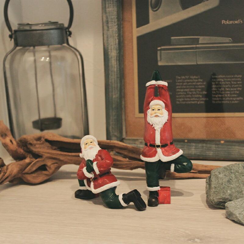 ヨガサンタ YOGA SANTA キーストーン 置物 サンタクロース 人形