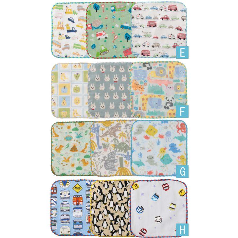 COCO WALK COCOWALK ミニハンカチ 3枚セット 日本製 子供用 プチ