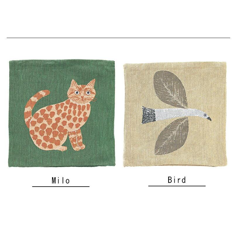 松尾ミユキ クッションカバー クッション 動物 アニマル 猫 cat リス