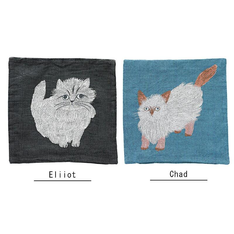 松尾ミユキ クッションカバー クッション 動物 アニマル 猫 cat リス