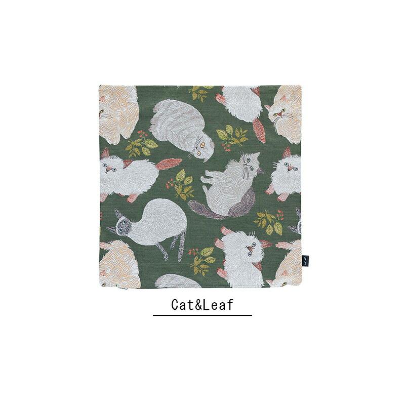 松尾ミユキ クッションカバー カバー ねこ 花柄 鳥 うさぎ