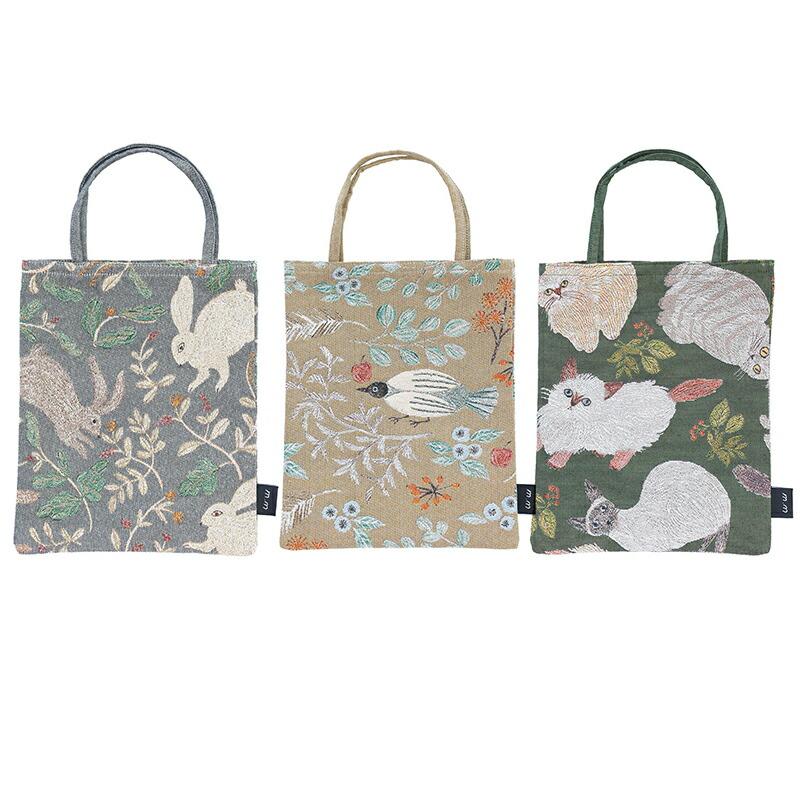 松尾ミユキ ミニバッグ トートバッグ トート バッグ ねこ 花柄 鳥