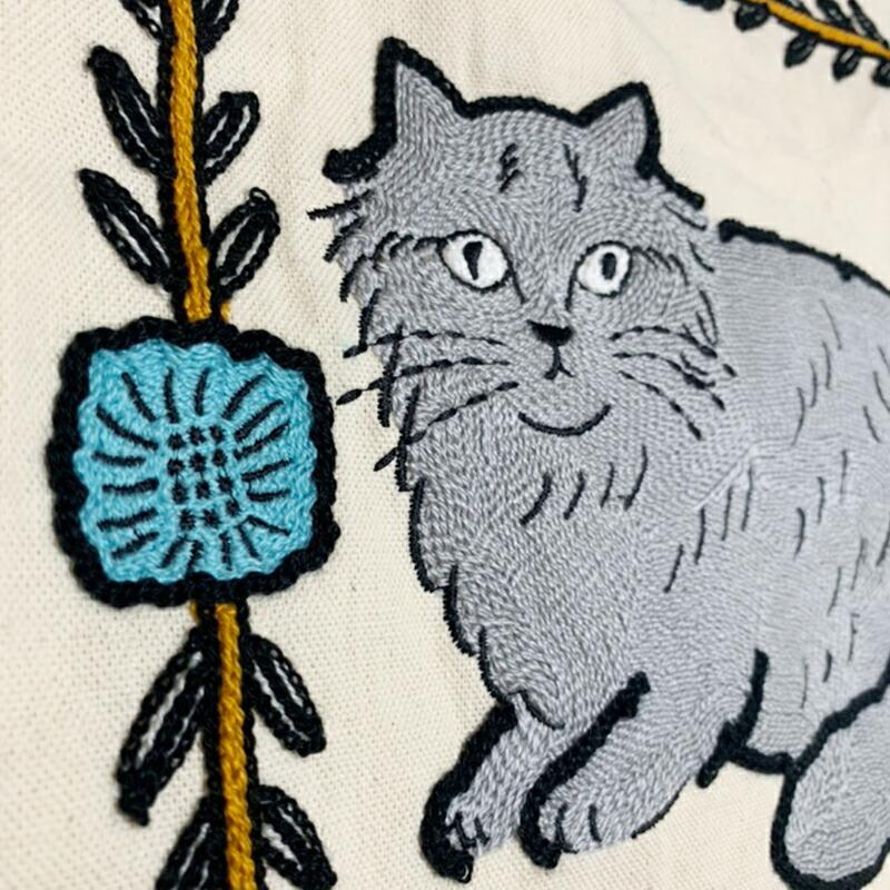 松尾ミユキ 肩掛け A5 トートバッグ トート バッグ ねこ 花柄 植物 鳥