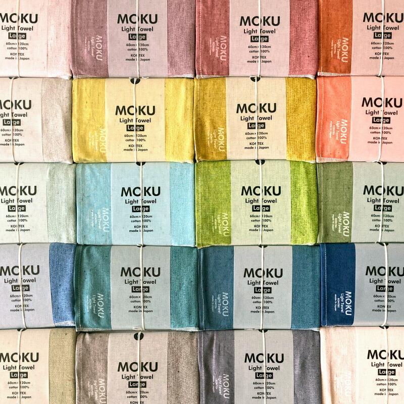 ホムラ　バスタオル kontex MOKU L バスタオル 60X120 ライトタオル ガーゼ パイル