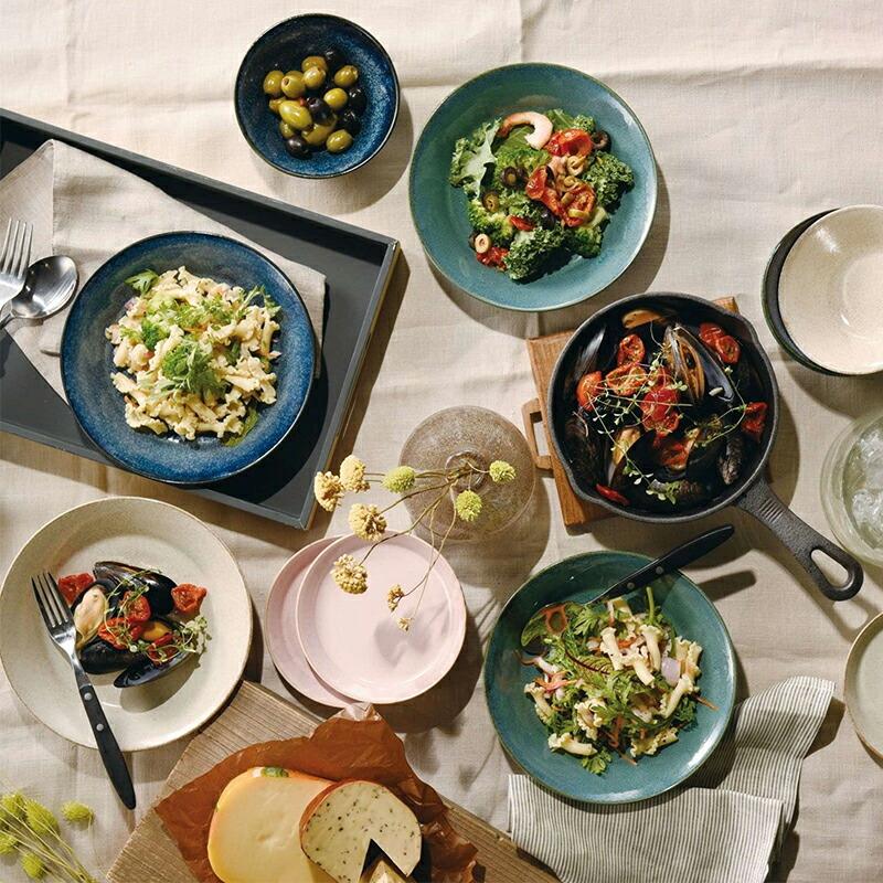 陶器 魚の形 淡い青色と茶色 ナチュラルカラー プレート 14cm | aito製作所 | 美濃焼・瀬戸焼