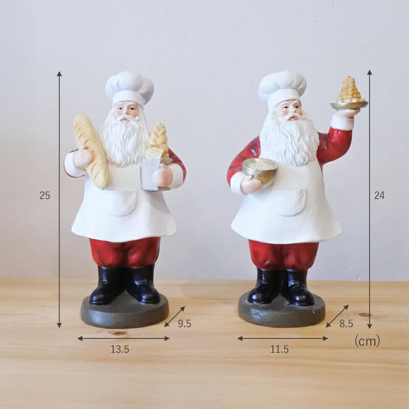 サンタ オブジェ バゲット・サンタ ベーカーブレット・サンタ