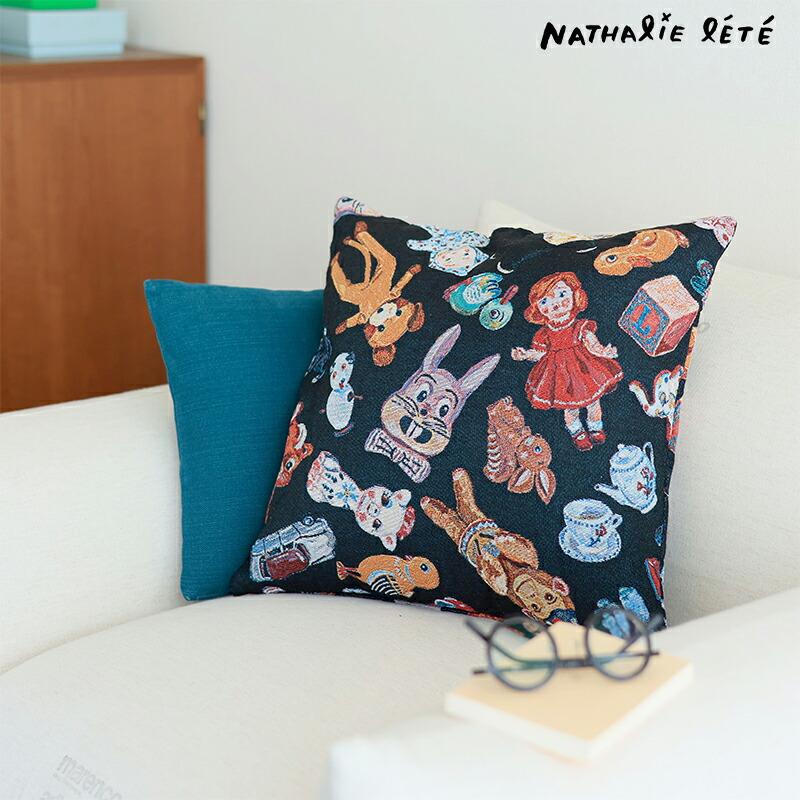 Nathalie Lete（ナタリーレテ） クッションカバー ゴブラン織り 45cm