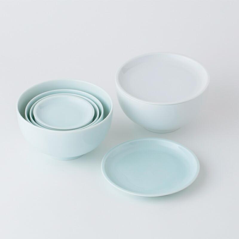 【新品未使用】和食器(むう)陶器 山加商店 わんなり ひと揃え お椀 お皿 和食器 6点セット スタック