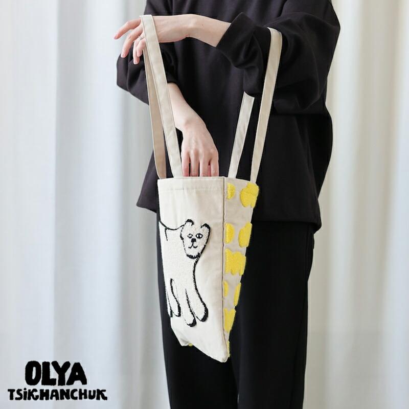 A_（エース） Olya オリヤ フラッフィーレクタングルトートバッグ 北欧