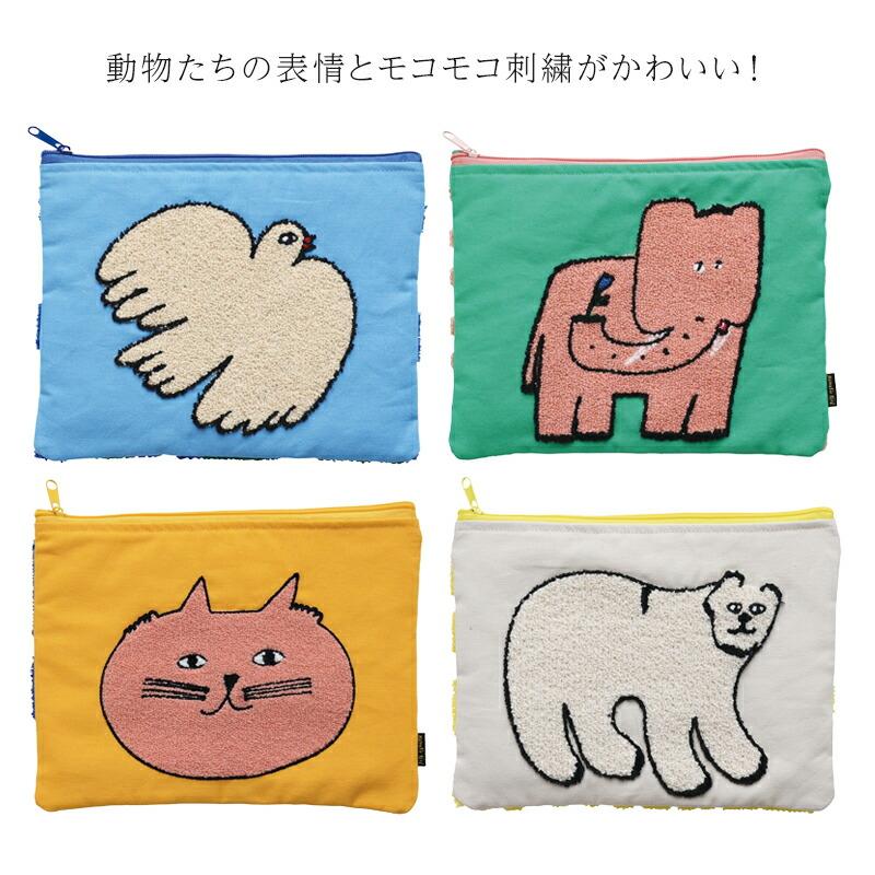 Olya オリヤ フラッフィーフラットポーチ 北欧 フィンランド ポーチ