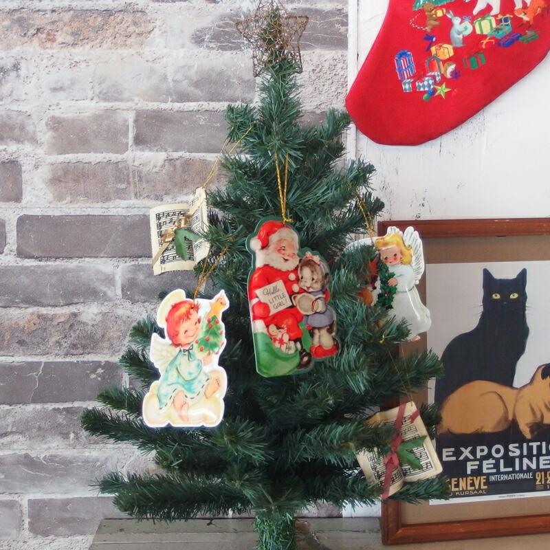 メタルダイカットポストカード クリスマスオーナメント オーナメント