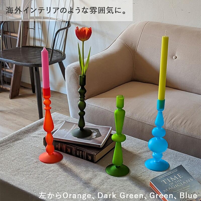 クリスマス フラワーベース ガラス 花瓶 キャンドルホルダー 一輪挿し