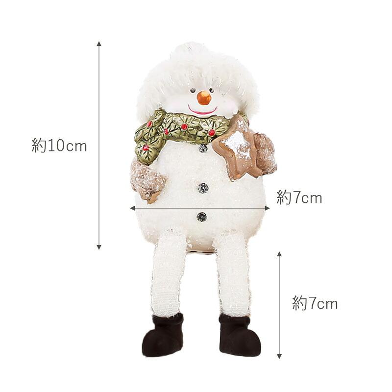 Benny's（ベニーズ） スノーマン オブジェ 2個セット 雪だるま