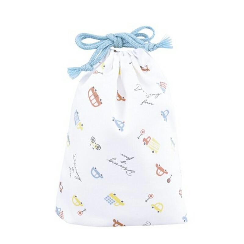 大西賢製販 ネンネフトゥールム コップ袋 巾着 巾着袋 車 くるま