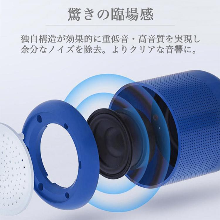 ブルートゥース スピーカー IPX6 防水スピーカー 24時間再生