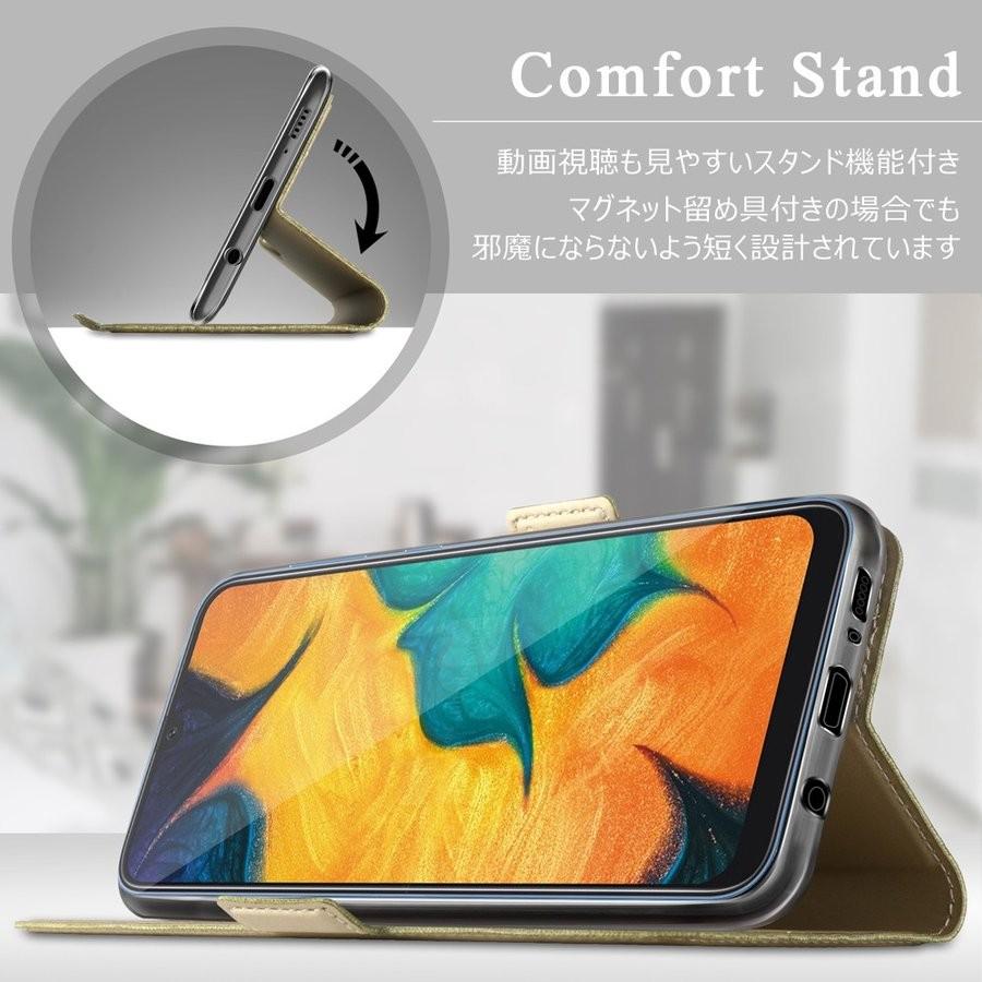 強化ガラス付 ギャラクシー ケース カバー Galaxy Note10 Note10Plus S10 S10Plus A30 専用ケース 10 plus S10+ a30 カード収納 手帳型 マグネット内蔵 | Galaxy | 02