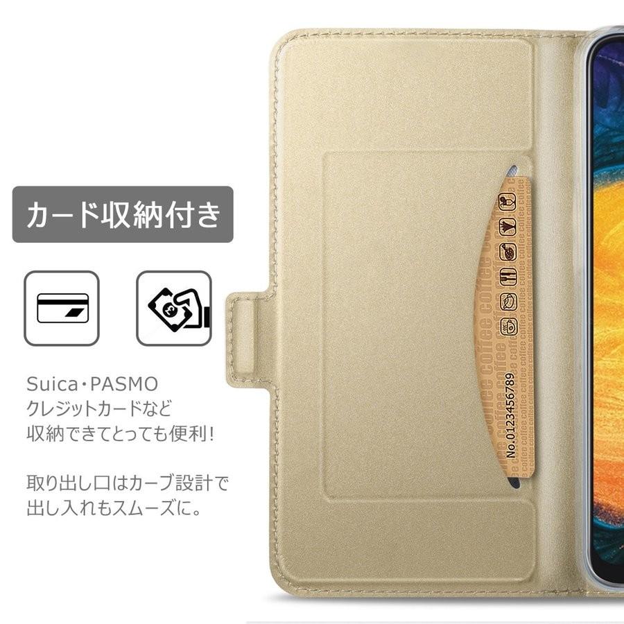 強化ガラス付 ギャラクシー ケース カバー Galaxy Note10 Note10Plus S10 S10Plus A30 専用ケース 10 plus S10+ a30 カード収納 手帳型 マグネット内蔵 | Galaxy | 07