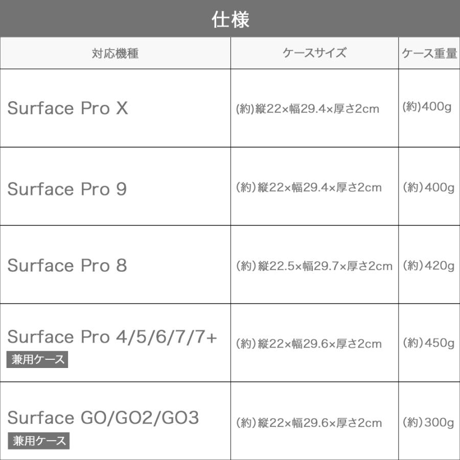 タッチペン付 Surface ケース おしゃれ カバー ProX Pro9 Pro8 Pro 7+ Pro6 Pro5 Pro4 GO GO2  GO3 サーフェス ゴー プロ キーボード タイプ :T0199:sunnystore 通販 