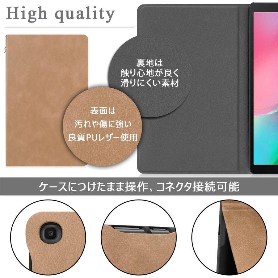 タッチペン 専用フィルム2枚付 ギャラクシー ケース カバー Galaxy Tab A（SM-T510）J:COM タブレット PC ビンテージデザイン 薄型設計 丈夫  蓋マグネット吸着 | Galaxy | 06