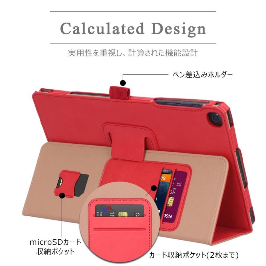 タッチペン 専用フィルム2枚付 Galaxy Tab A SM-T510 カバー J:COMタブレットPC 手持ちホルダー タッチペンホルダー 付き 良質PUレザー手帳型ケース 便利 | Xperia | 03