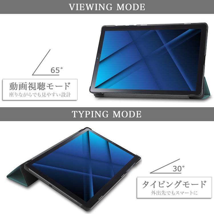 タッチペン フィルム2枚付 Lenovo tab6 ケース レノボ ソフトバンク タブ6 A101LV softbank A101LV カバー シンプル オートスリープ機能付 衝撃｜sunny-world｜15