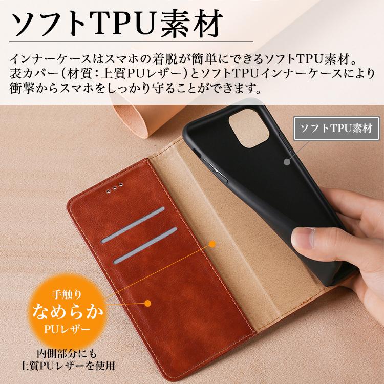 ガラスフィルム付 iPhone ケース 蓋がピタッと 上質PUレザー iPhone 12 Pro Max mini iPhone 11 Pro Max iPhone 7 8 SE 第2世代 アイフォンカバー｜sunny-world｜04