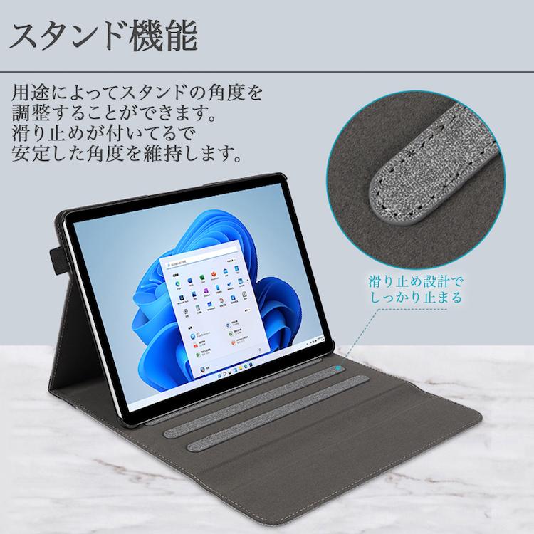 タッチペン付 Surface Pro10 Pro9 Pro8 Pro 7 / 7+ Pro6 Pro5 Pro4 GO GO2 GO3 GO4 サーフェス ゴー プロ ケース カバーキーボード タイプカバー 収納可能｜sunny-world｜08