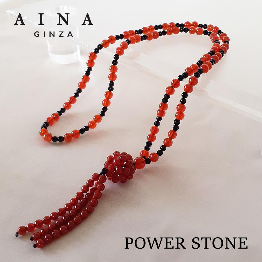 レビュープレゼント中】【AINA GINZA】パワーストーン ネックレス 