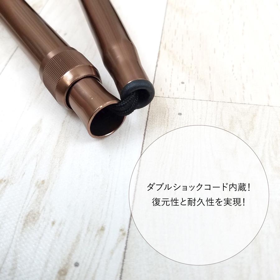 インターリンクス 杖 折りたたみ スリム伸縮折りたたみ杖 0401-SO58