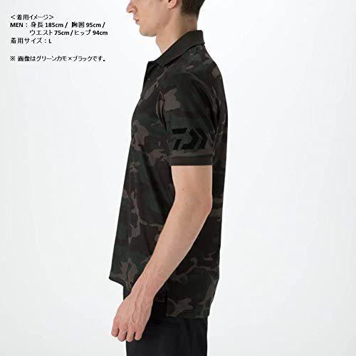 ダイワ(DAIWA) 半袖ポロシャツ ブラック×レッド M DE-7906 (ブラック/レッド M)｜sunnybeach｜03