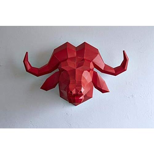 Objects Paper Craft オブジェクツ ペーパークラフト 作って飾れる大人のペーパークラフト Mask 06 ウシ Oyumi Vag28t5ha006 Sunny Beach 通販 Yahoo ショッピング
