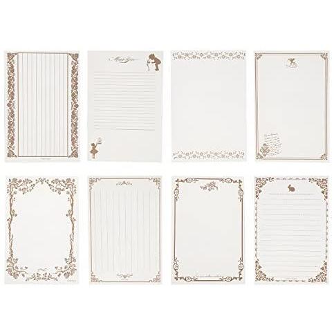 レターセット 80枚 お礼状 便箋 アンティーク レターセット おしゃれ かわいい 結婚 メッセージカード 手紙 シンプル レトロ ホワイト Oyumi Vap17h4cd Sunny Beach 通販 Yahoo ショッピング