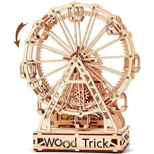 Wood Trick ウッドトリック フェリスホイール 観覧車 自転する3dウッドパズル 木製模型 Oyumi Vfb27v0dd Sunny Beach 通販 Yahoo ショッピング