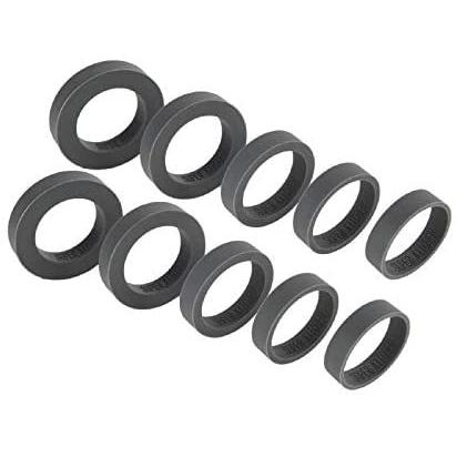 Super Kitchen めん棒リング 全ての 厚さ調節可能 麺棒リング ケーキ パスタ そば打ち 製パン 餃子 グレー 製菓道具 お菓子作り ピザ