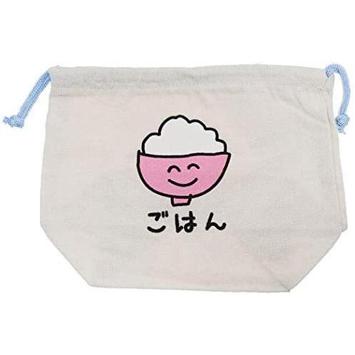 ふるさと割 子ども用ファッション小物 巾着袋 マチ付ききんちゃくポーチ ごはんさん オクタニコーポレーション 小物入れ かわいい グッズ 通販 Www Threeriversofs Com