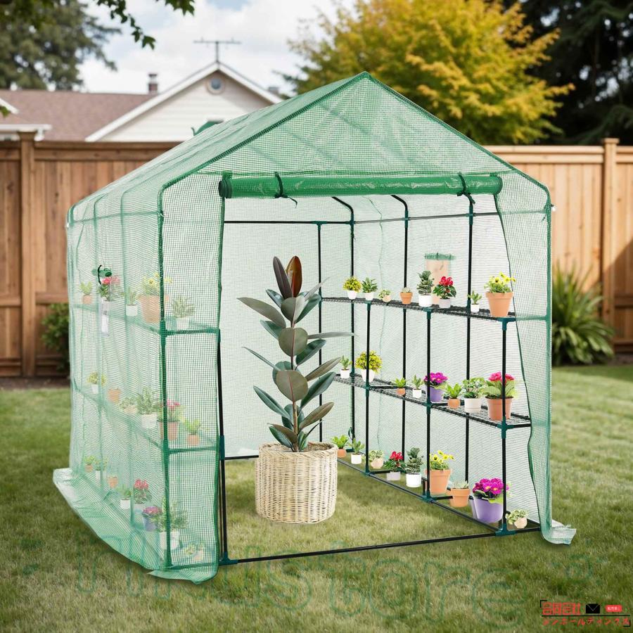 ビニール温室 大型 カバー付き 220*120*215CM温室ベランダ 組立式 ビニール温室 大型 カバー付き 220*120*215CM 温室 ベランダ 家庭用