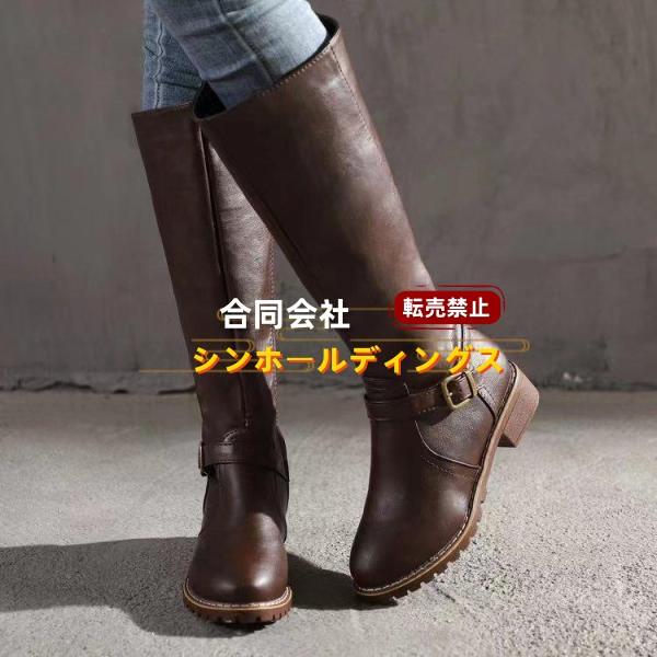 未使用！DS（二輪かん）ヴィンテージ ライダースブーツライディングブーツ25.5 ch511_03.jpg