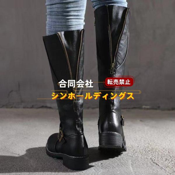 ライダーブーツ　特攻ブーツ　26.5〜27cm 楽天市場】バイク ロング ブーツ メンズ レディース ライダー