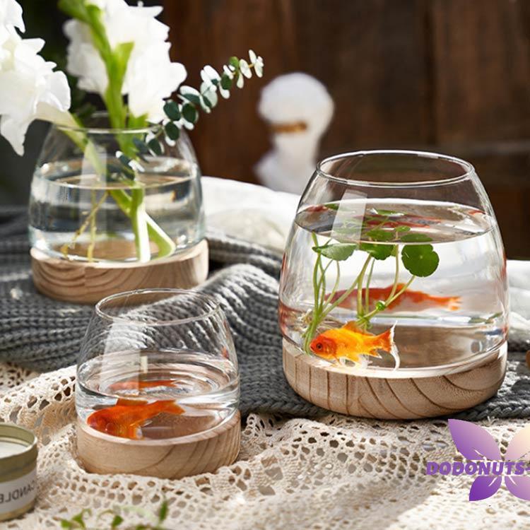 メダカ おしゃれ 金魚 ガラス金魚鉢 容器 室内 水槽 創作卓上金魚鉢