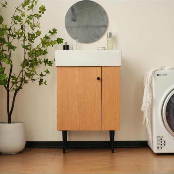 洗面化粧台 片開きタイプ 幅55cm 台のみ 化粧洗面台 リフォーム 下台