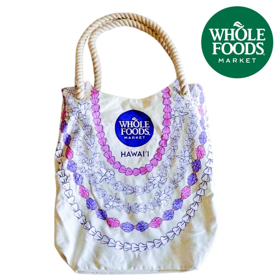 ホールフーズエコバッグ☆TAG ALOHA CO ☆新品未使用 ハワイ限定 ホールフーズマーケット×タグアロハ /Whole Foods Market