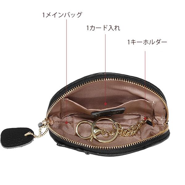 猫 ねこ 財布 牛本革 小物入れ ミニポーチ 本革 小銭入れ ケース