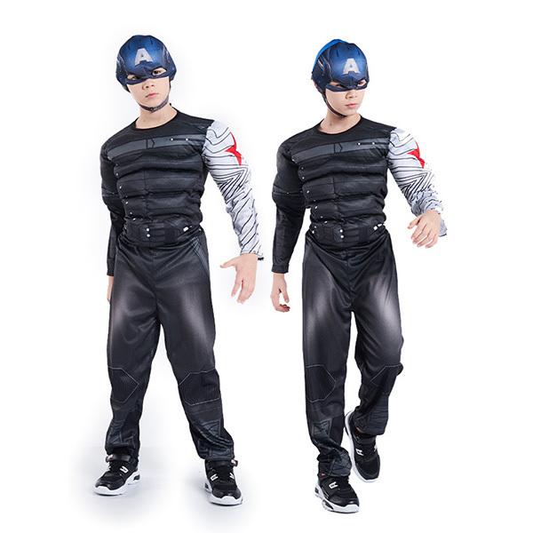 バッキー バーンズ コスプレ 衣装 マスク 付き ハロウィン 仮装 子供