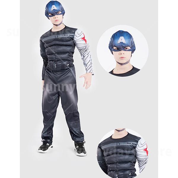 バッキー バーンズ コスプレ 衣装 マスク 付き ハロウィン 仮装