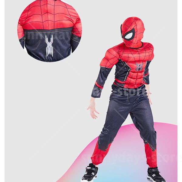 スパイダーマン 子供服 コスプレ 衣装 マスク 付き ハロウィン