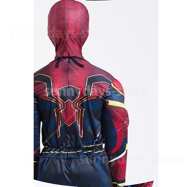 スパイダーマン 子供服 コスプレ 衣装 マスク 付き ハロウィン 仮装