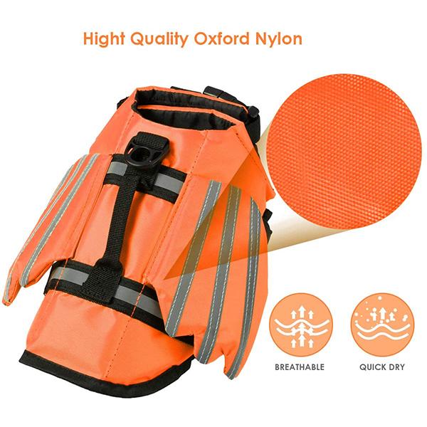 ペット ライフジャケット 大型犬 水泳用 安全守り 犬用 救命胴衣 反射