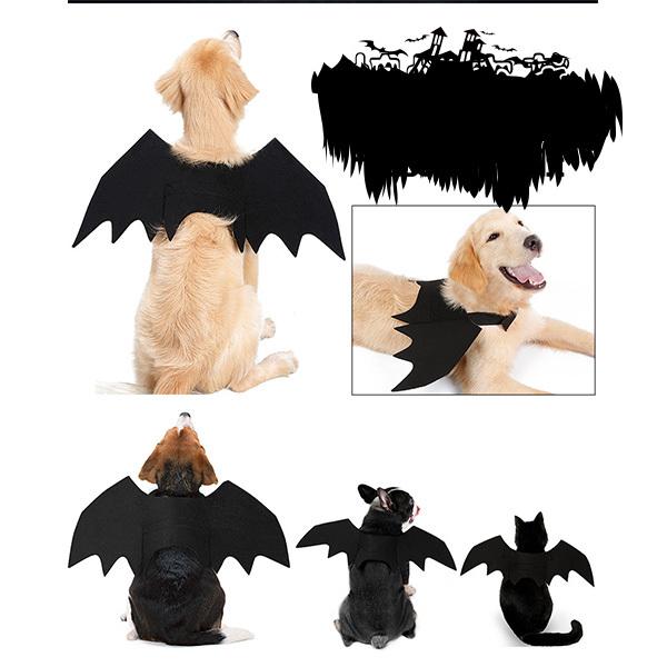 ハロウィン 猫用 犬用 コウモリ ペットコスプレ 猫 翼 悪魔の羽 翼 黒 かわいい 面白い 小型の犬用 変身服 猫服 バット変身コスチューム ペット バット変身 L Petcl0026 サニーデイズ 通販 Yahoo ショッピング